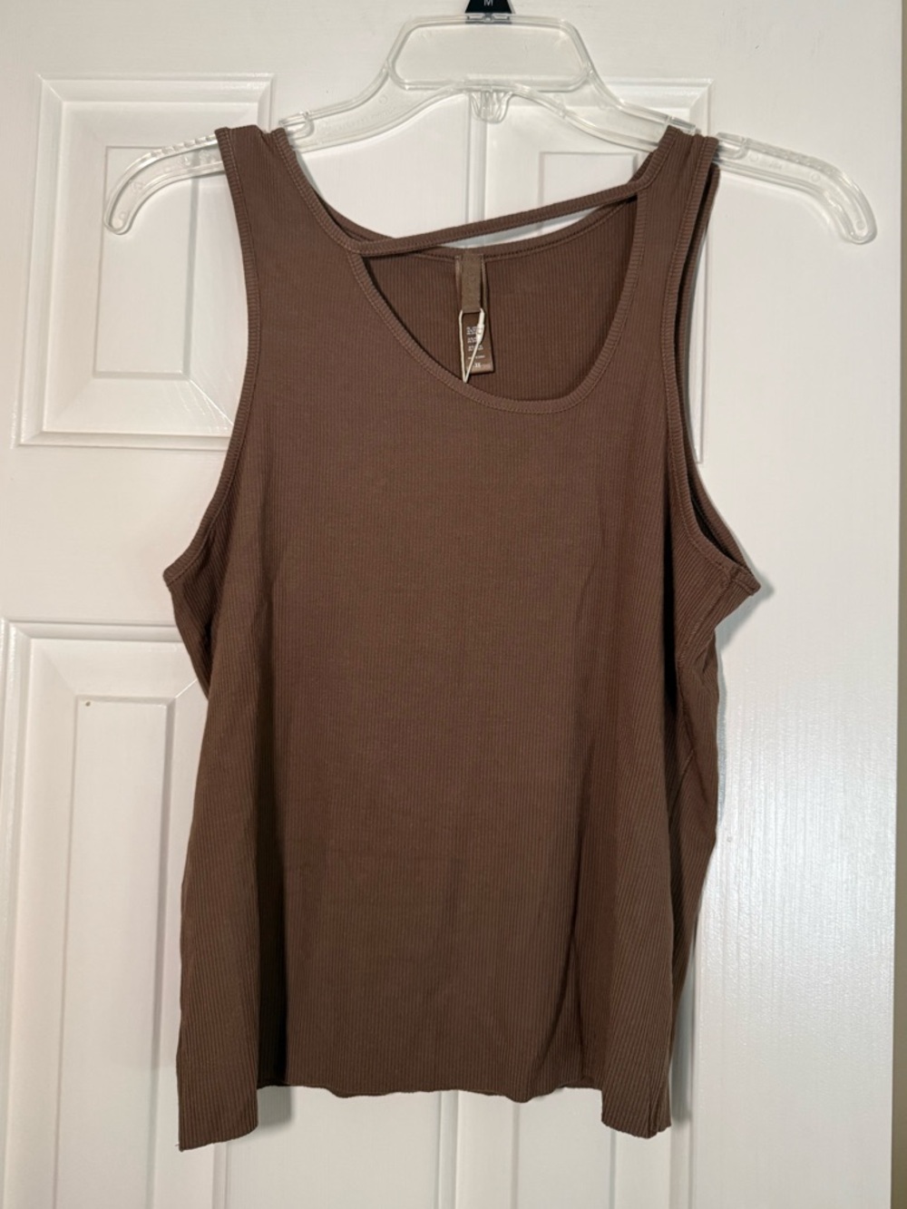 SKIMS Ribbed Scoop Tank Top